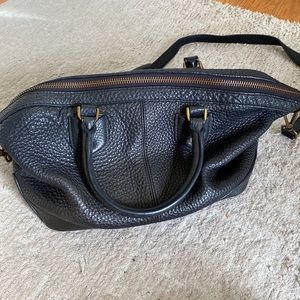 Madewell black leather purse